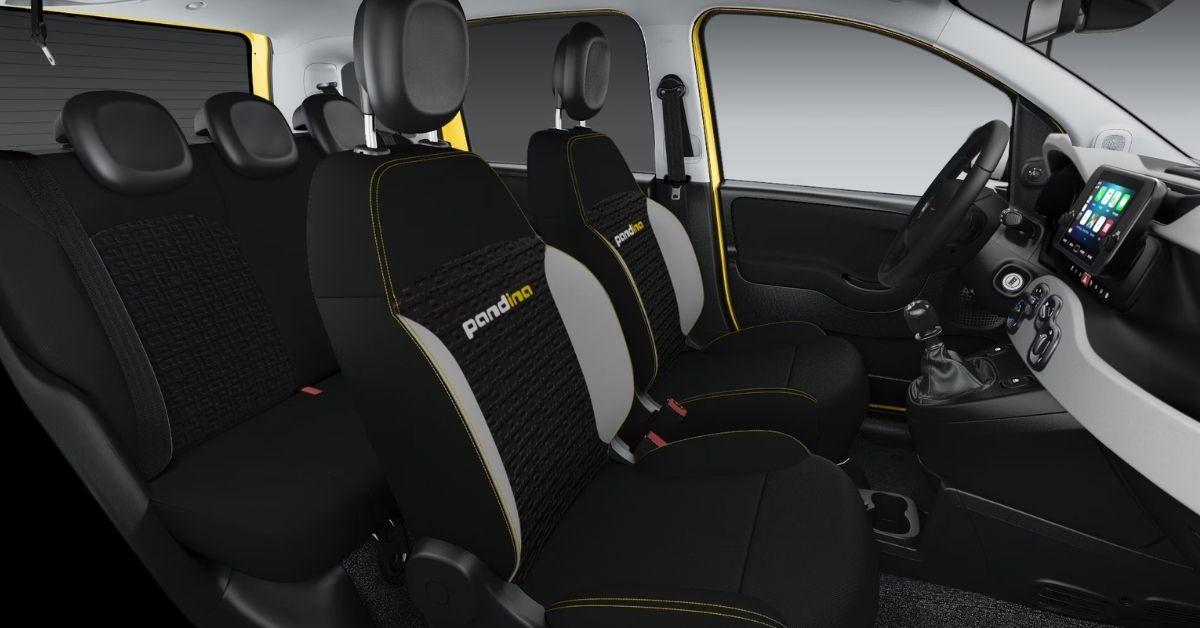 Interni Fiat Pandina Cross Km0 con focus sui sedili