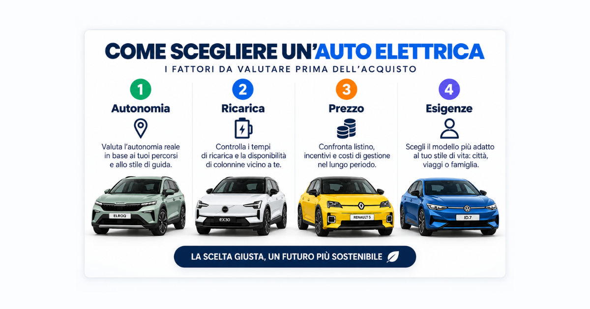 come scegliere un'auto elettrica